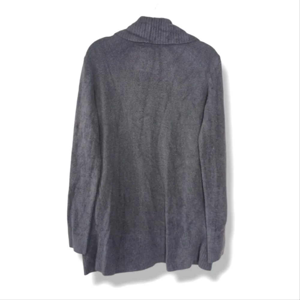 Barefoot Dreams Womens Gray CozyChic Lite Circle Cardigan Sweater Size Medium - Picture 3 of 5